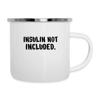 DIABETES: Insulin not included - Camper Mug - white - Right