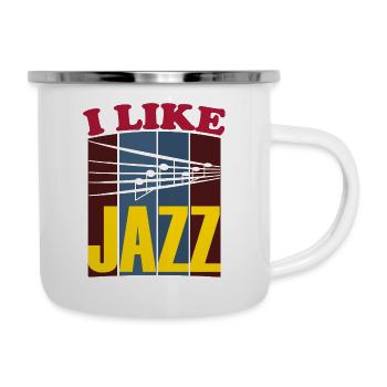 I like Jazz white - Camper Mug - white - Right
