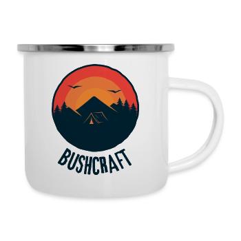 Bushcraft survival - Camper Mug - white - Right