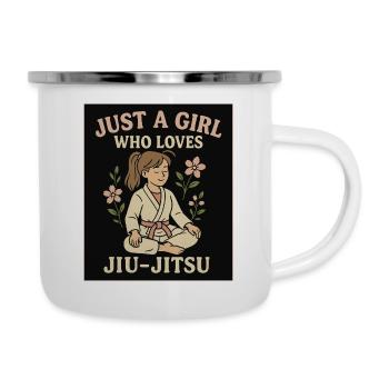 BJJ girl #2 - Camper Mug - white - Right