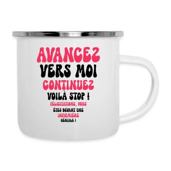 Humour Super Cadeau Pour Infirmière - Tasse émaillée - blanc - Droite