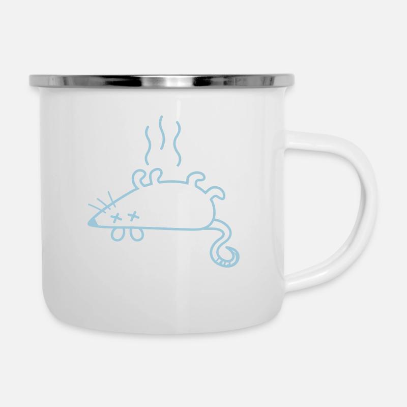 A Dead Mouse - Camper Mug - white