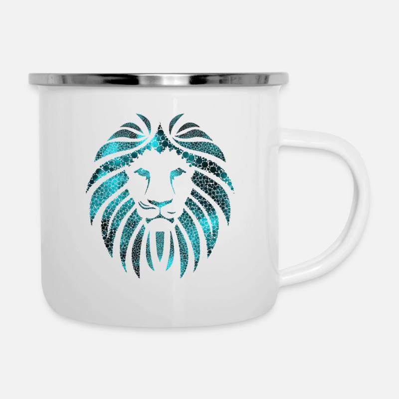 lion - Camper Mug - white