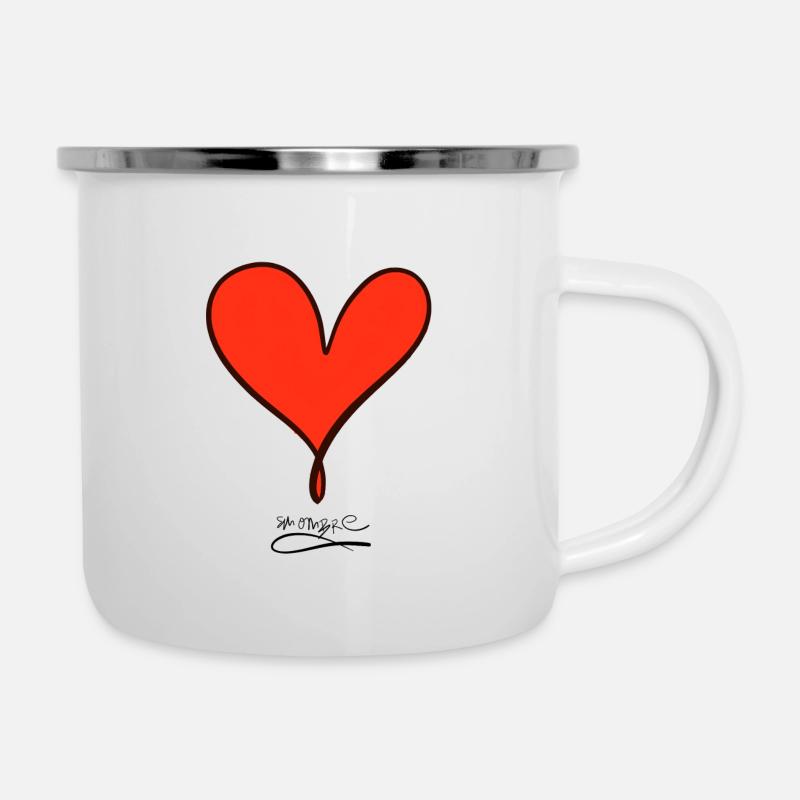 HEART - Camper Mug - white