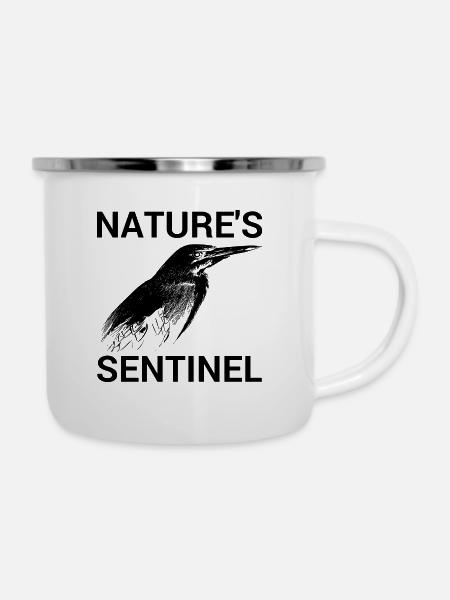Wächter der Natur - Emaille-Tasse - Weiß