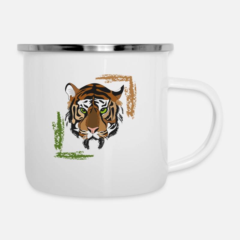 tiger - Camper Mug - white