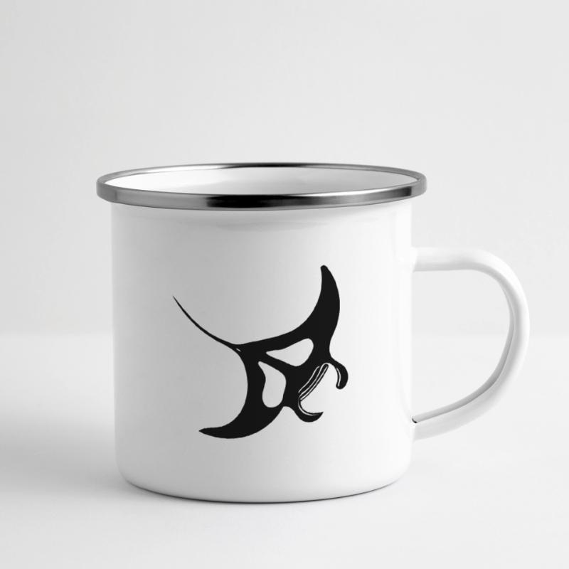 Manta Ray Vector Camper Mug