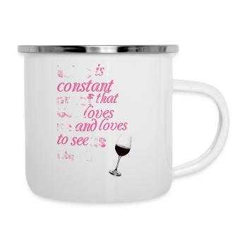 Wine is constant proof ... - Sayings - Funny Quotes - Camper Mug - white - Right