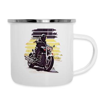 Motorcycle Cornering Rocket 3 - Camper Mug - white - Right