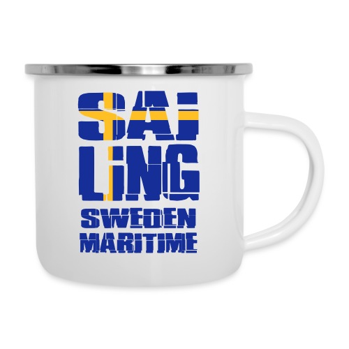 Sweden Maritime Sailing - Emaille-Tasse