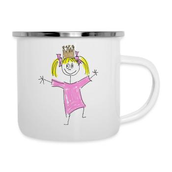 Rosa Kleine Prinzessin - Camper Mug - white - Right
