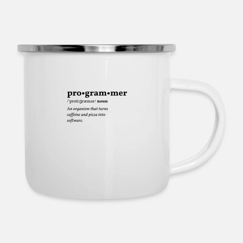 Programmer (programmer) Clean Edition - Camper Mug - white