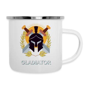 gladiator, gladiator, spartan - Camper Mug - white - Right
