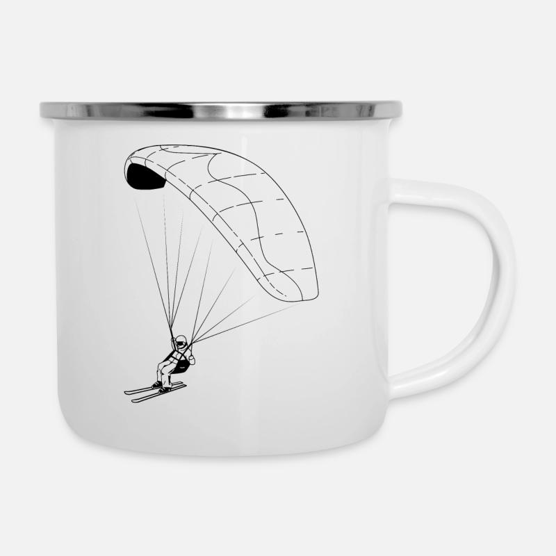 Speedriding Speedflying - Tasse émaillée - blanc