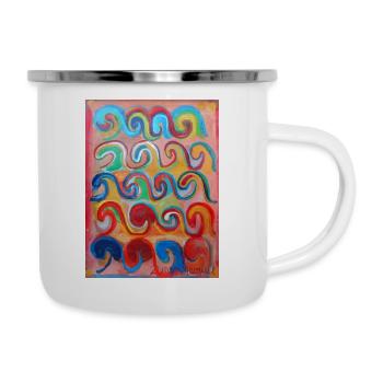 waves 4 - Camper Mug - white - Right