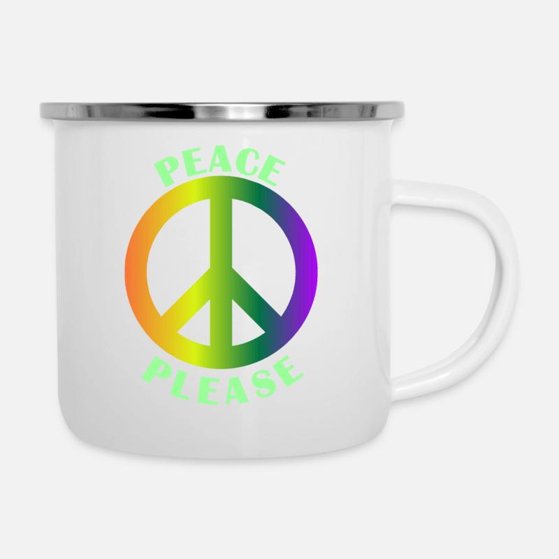 Peace Blease - Camper Mug - white