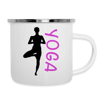 Yoga Exercises - Camper Mug - white - Right