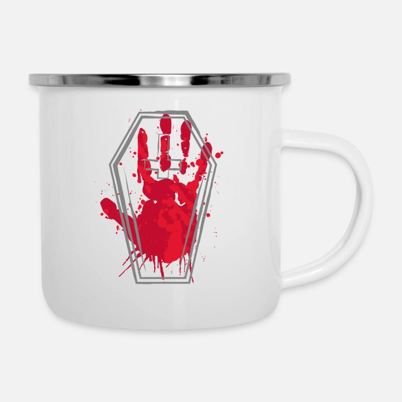 Halloween 1 - Tasse émaillée - blanc