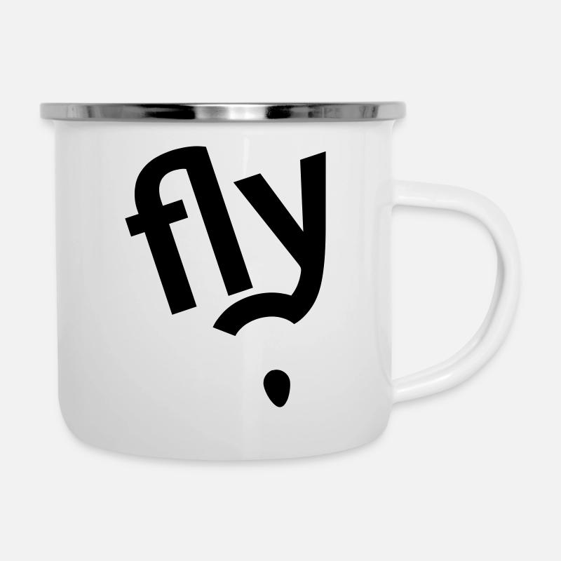 fly paraglider paragliding paragliding - Camper Mug - white