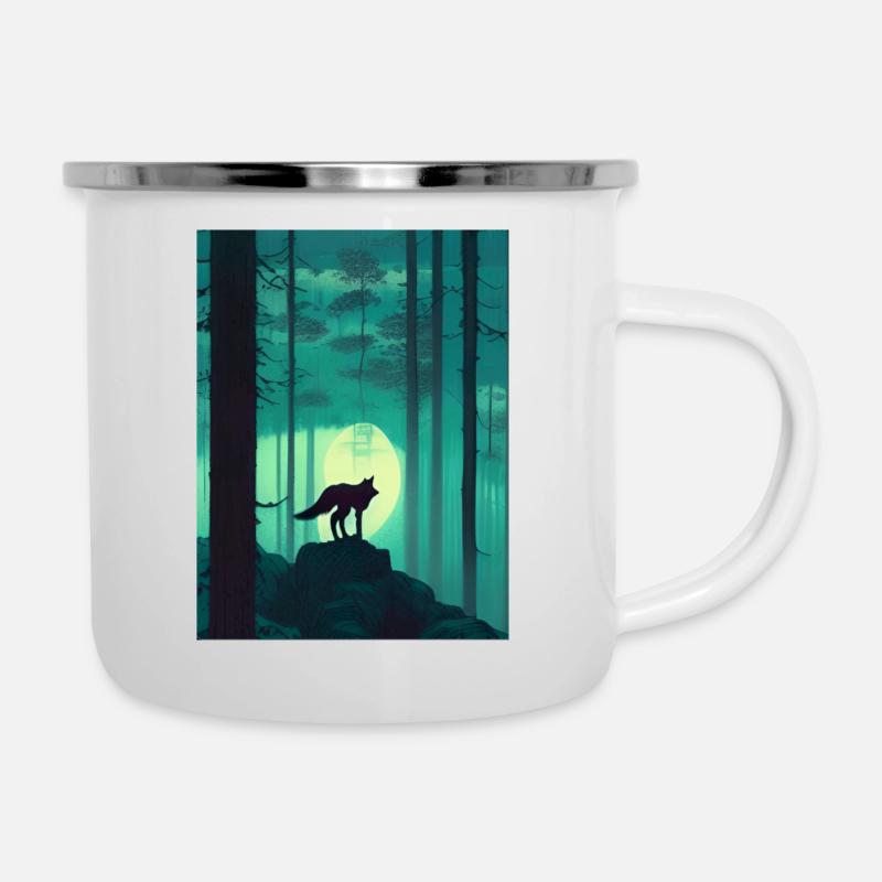 Lone Wolf 3 - Camper Mug - white