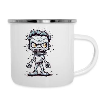 Zombie Elegance: Pure Apocalypse Glimpse! - Tasse émaillée - blanc - Droite