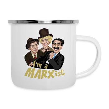 Je suis un marxiste - Tasse émaillée - blanc - Droite