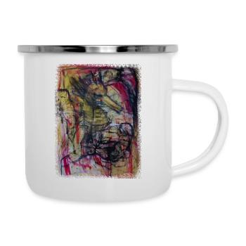hippocampe - Tasse émaillée - blanc - Droite
