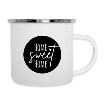 La douceur du foyer - Tasse émaillée - blanc - Droite