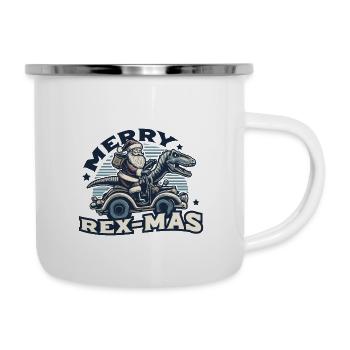 Joyeux Noël - Tasse émaillée - blanc - Droite