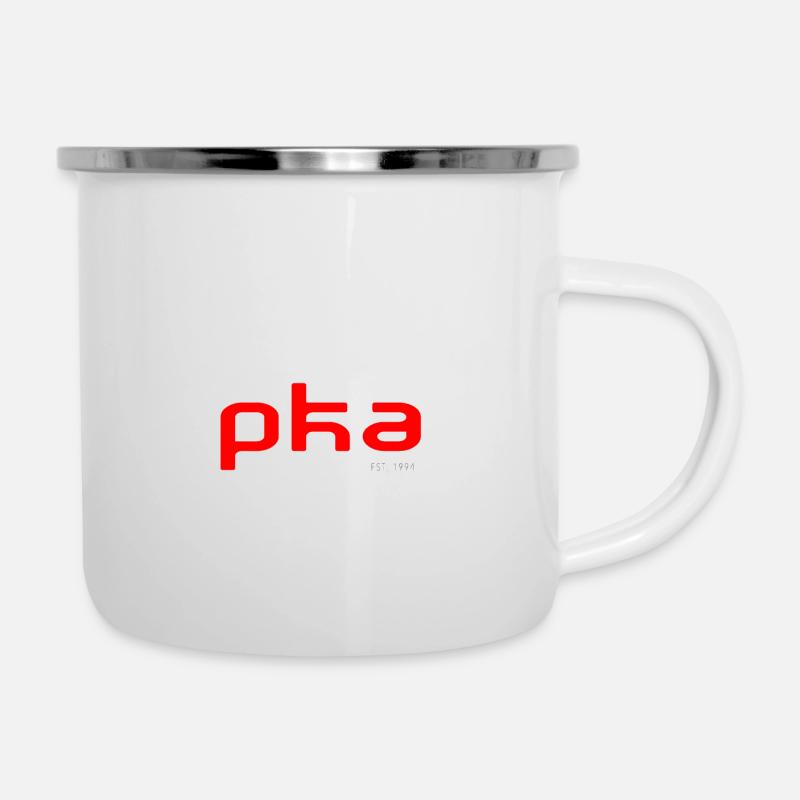 PKA Est. 1994 – powered by #pkaclub - Emaille-Tasse - Weiß