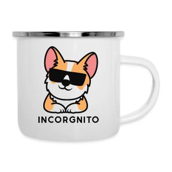 Incorgnito - Emaille-Tasse - Weiß - Rechts