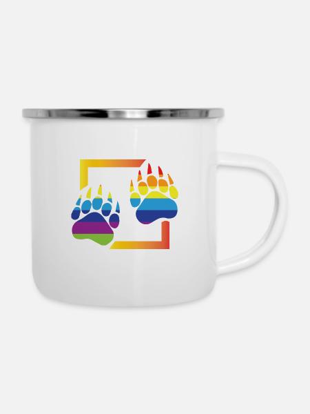 Gay Bear Pride - Camper Mug - white