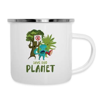 Save our planet design for the - Camper Mug - white - Right