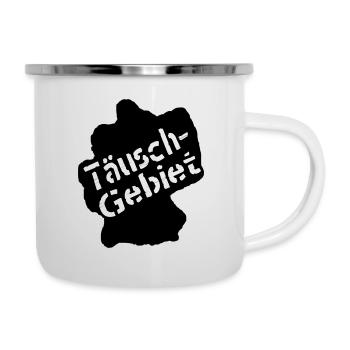 täuschgebiet - Emaille-Tasse - Weiß - Rechts