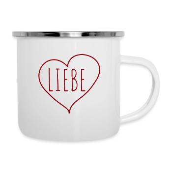 Liebe Herz - Camper Mug - white - Right