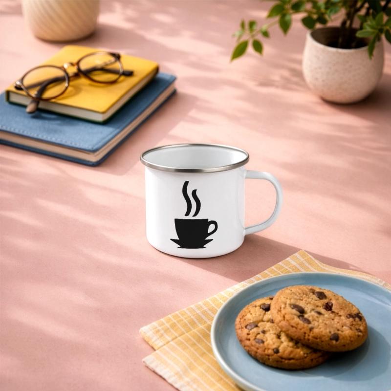 Emaille-Tasse