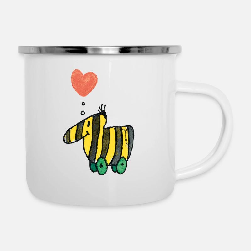 Emaille-Tasse
