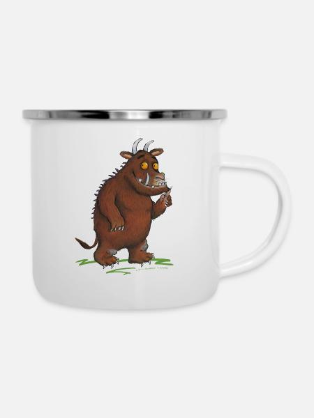 Der Grüffelo - Emaille-Tasse - Weiß