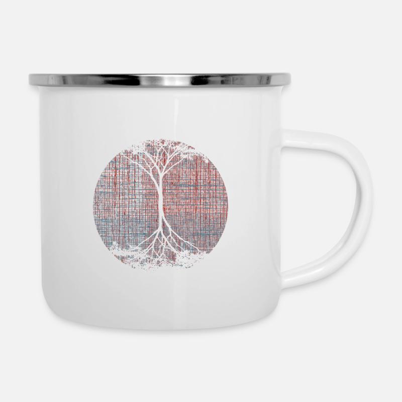 Japnese Tree - Camper Mug - white