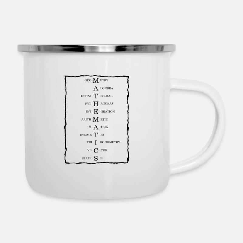 mathematics - Camper Mug - white