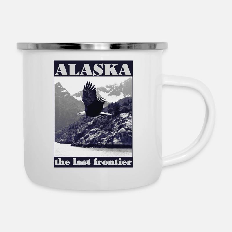 Alaska - The Last Frontier - Camper Mug - white