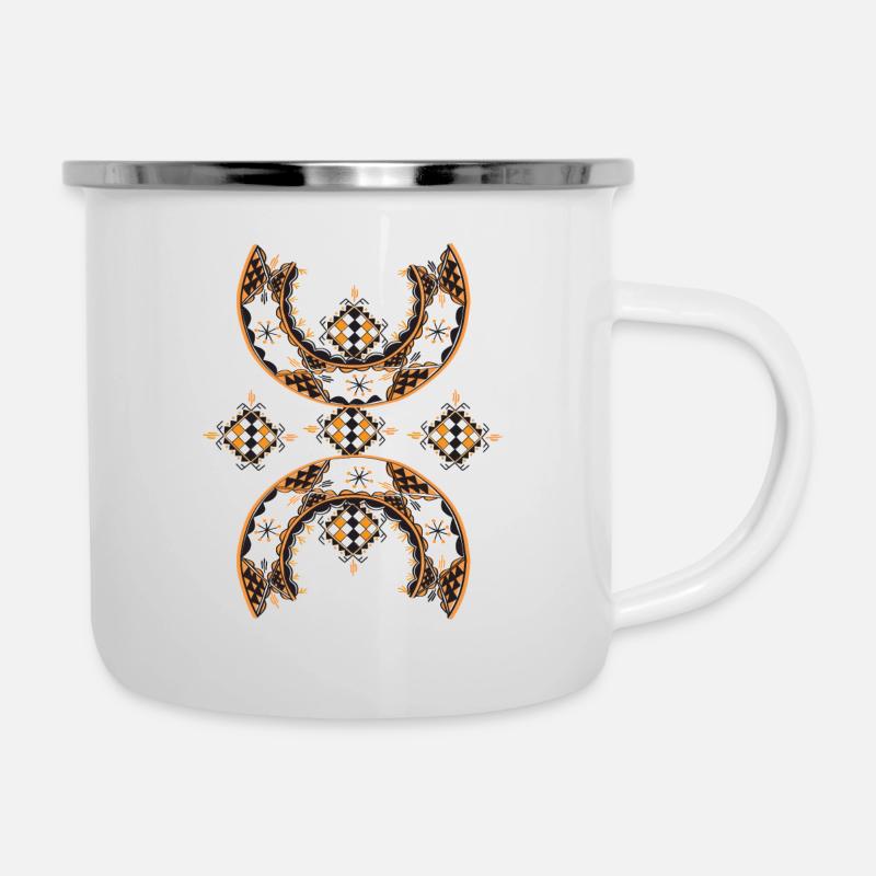 Kabyle- Z imazighen pattern - Camper Mug - white
