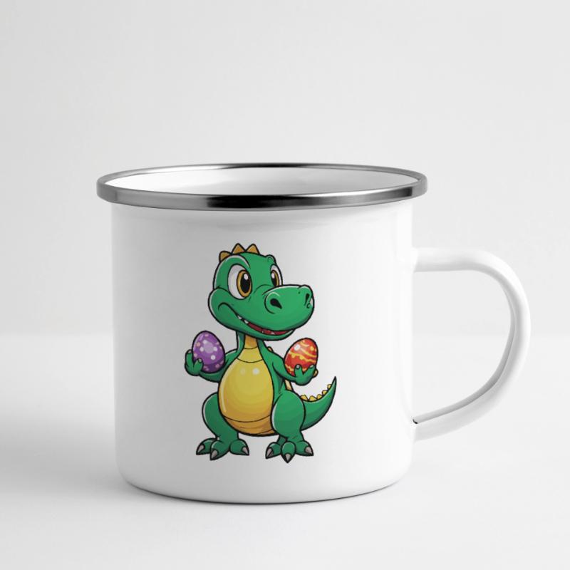 Dinosaur Easter Eggs Easter Camper Mug