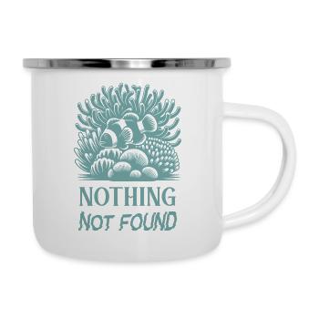 Anemonefish, Nothing not found, Sea Design - Camper Mug - white - Right