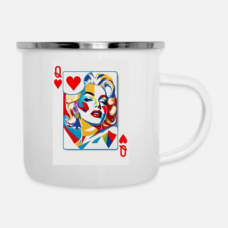 Marylin Monroe - Camper Mug - white