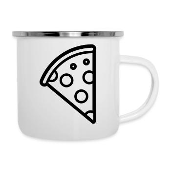 Pizza slice - Camper Mug - white - Right