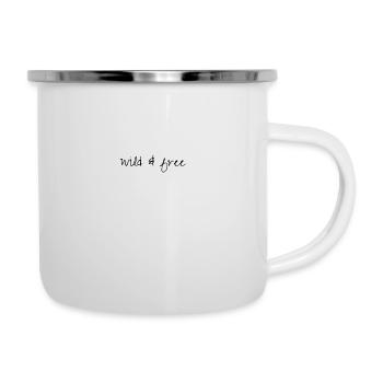 Wild and free - Camper Mug - white - Right