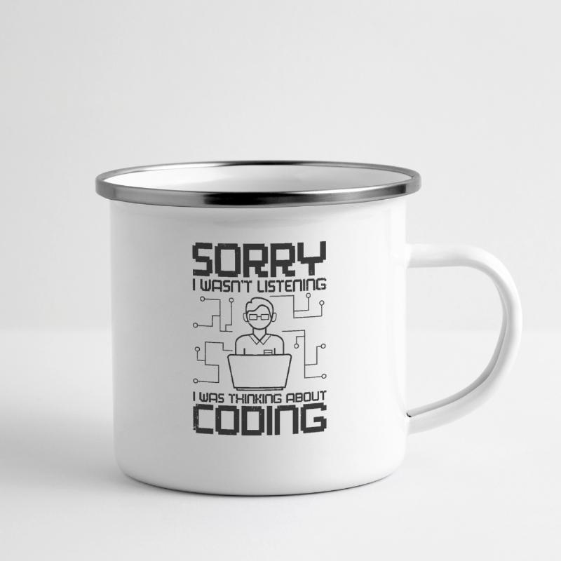 Programmeurs logiciels Web Coder Coding développeur Tasse émaillée