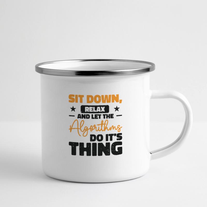 Computer Algorithm Programmer Artificial Camper Mug