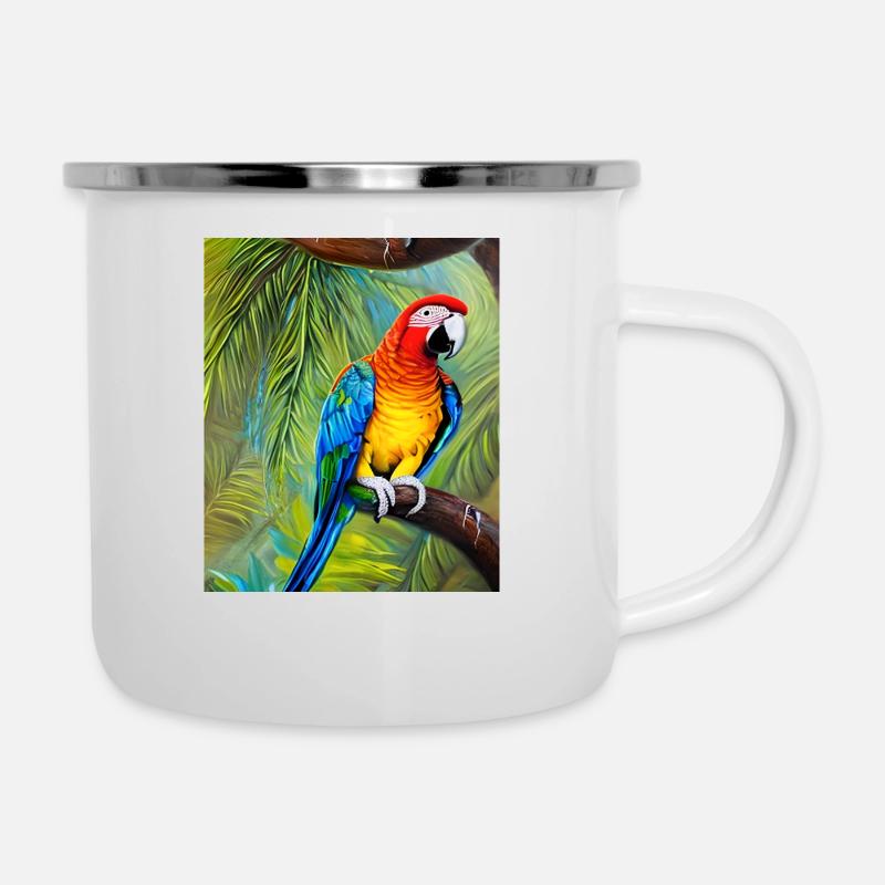 Parrot - Camper Mug - white
